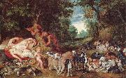Peter Paul Rubens Nymphen Satyrn und Hunde USA oil painting artist